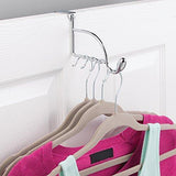 Watimas Over Door Valet Hook for Clothes Hangers – Storage for Coats, Hats, Robes, Clothes or Towels