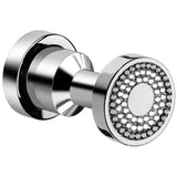 Shinelight Brass Robe Hook W/ Swarovski Crystals - Chrome/ Gold