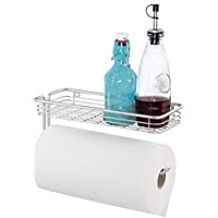 iDesign Classico Steel Wall Mounted Paper Towel Holder with Shelf only $15.71