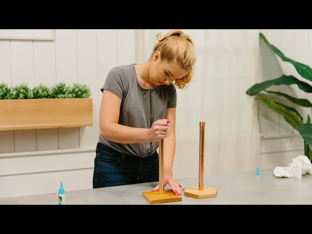 How to Make a DIY Paper Towel Holder by DunnLumber1907 (1 year ago)