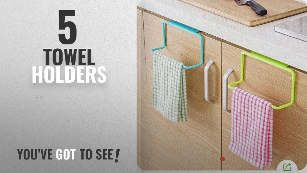 Top 10 Towel Holders [2018]: ZZ ZONEX 2 Pc Towel Rack Hanging Holder Organizer Bathroom Kitchen ...