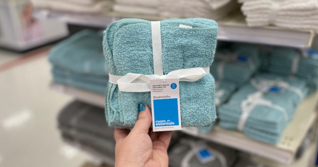 Room Essentials 6-Pack Washcloths Only $2.55 (Just 42¢ Each) at Target + More
