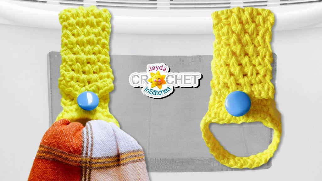 Tea Towel Holder Crochet Pattern & Tutorial - Moss Stitch by Jayda InStitches (5 years ago)