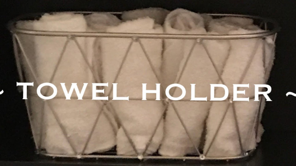 DIY | BATHROOM TOWEL HOLDER