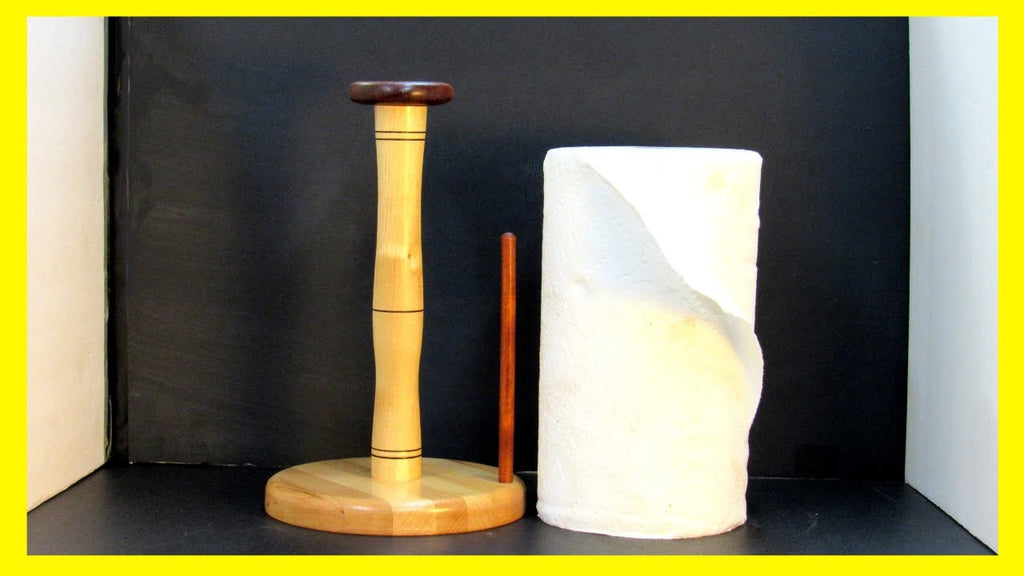 Turn a Paper Towel Holder by Mike Peace Woodturning (1 year ago)