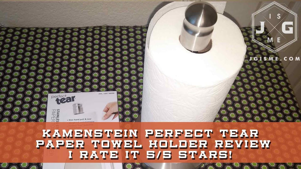 Kamenstein Perfect Tear Paper Towel Holder Review | Stainless Steel & Works! by JGISME (5 years ago)