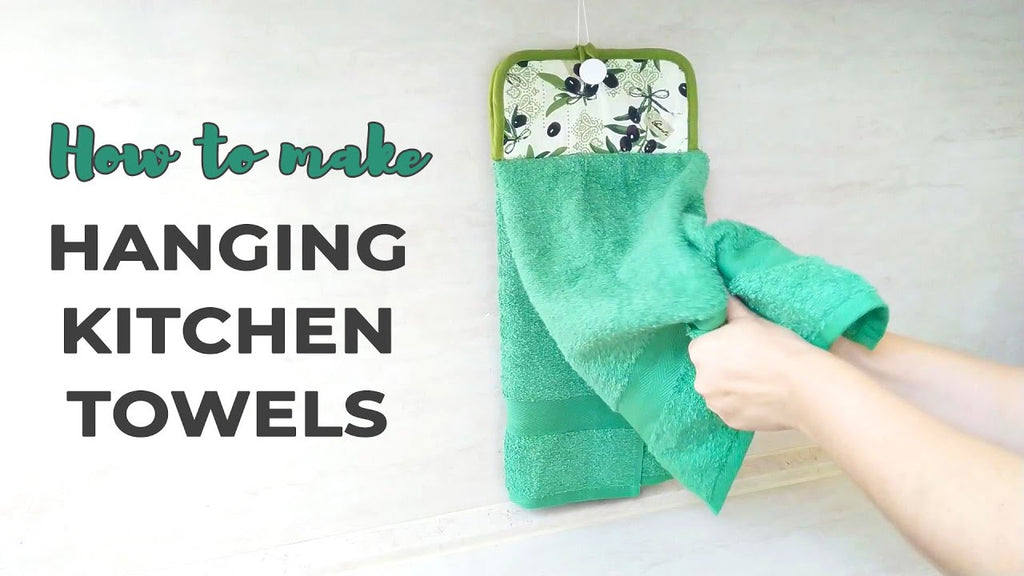 How to Make Hanging Kitchen Towels with Pot holders by Hello Sewing (6 months ago)