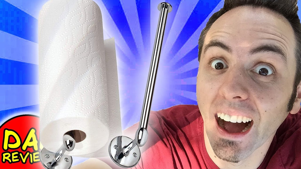 BATHROOM PAPER TOWEL HOLDER | InterDesign Paper Towel Holder Review by Dad Reviews (1 year ago)