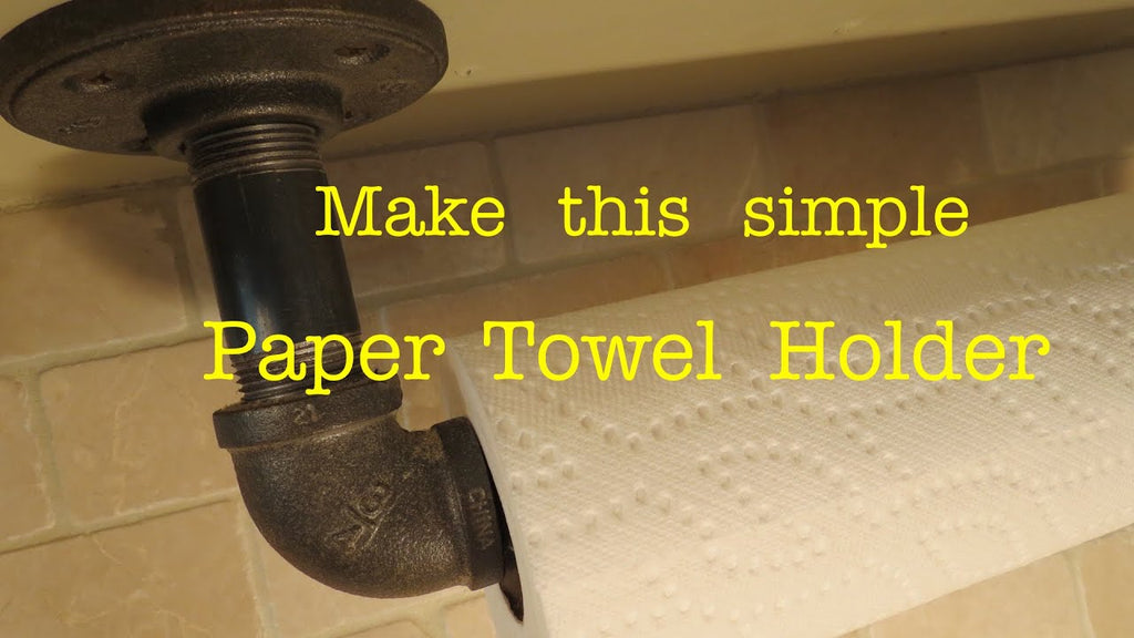 Paper Towel Holder Hack ● Using Plumbing Pipe ( actually works ! ) by Chris Notap (6 years ago)