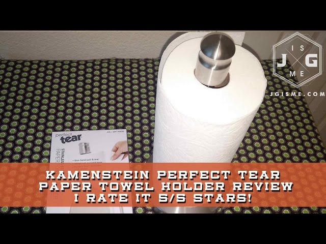 This is my review of the Kamenstein Perfect Tear Paper Towel Holder that is Stainless Steel and stands Vertical