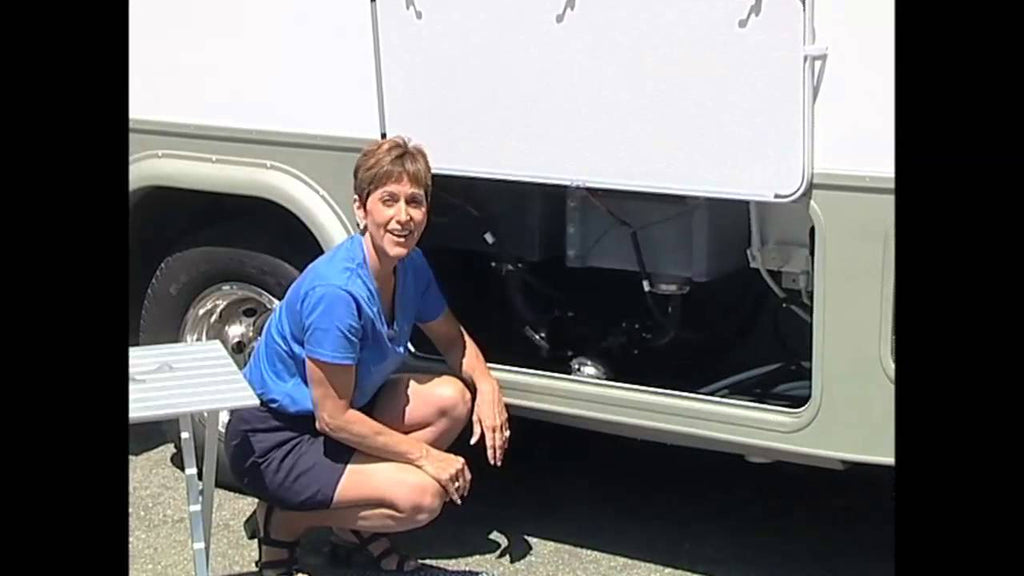 Some handy RV tips on making a new outside paper towel holder.