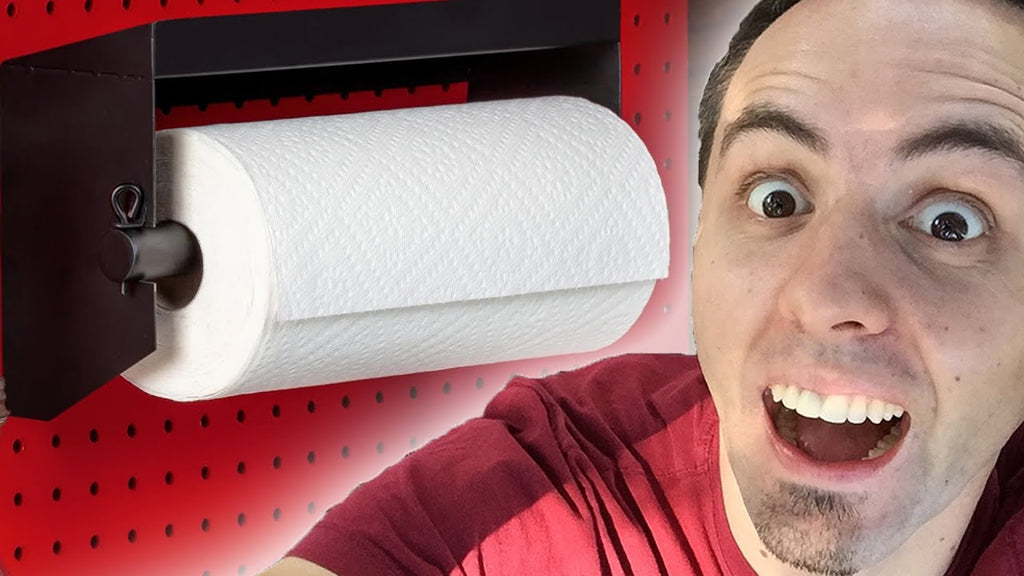 Pegboard Paper Towel Holder | Madd Tools Pegboard Paper Towel Holder Unboxing & First Look by Dad Reviews (8 months ago)