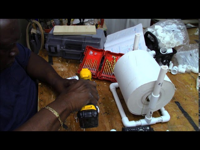 Giant 8 inch Paper Towel Holder Using PVC Material by Robert Wadlington (9 months ago)