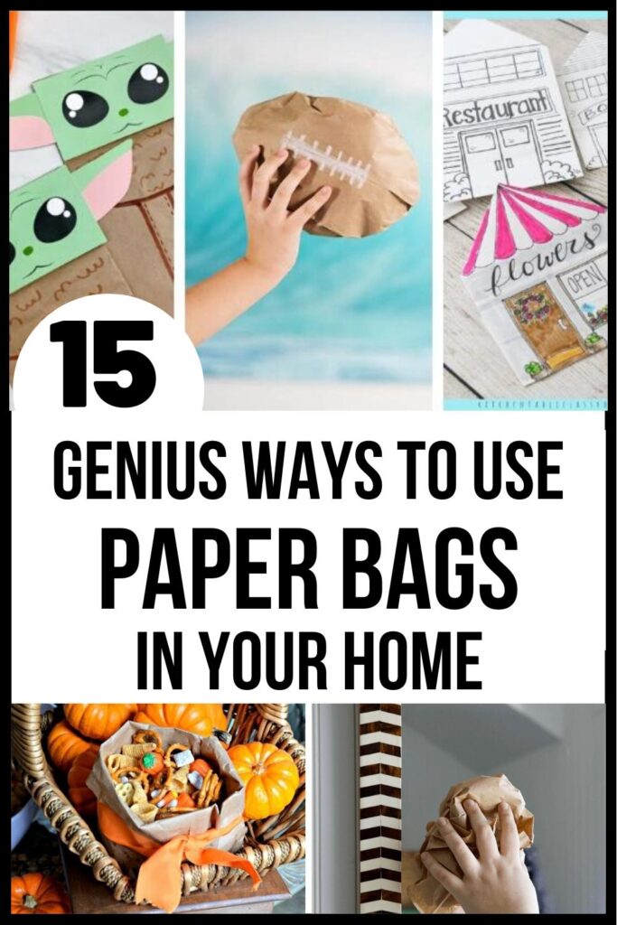 Have you ever thought of different ideas for paper bag uses? If you’re like me, you have a stack of paper bags in your home and bring home more on a regular basis