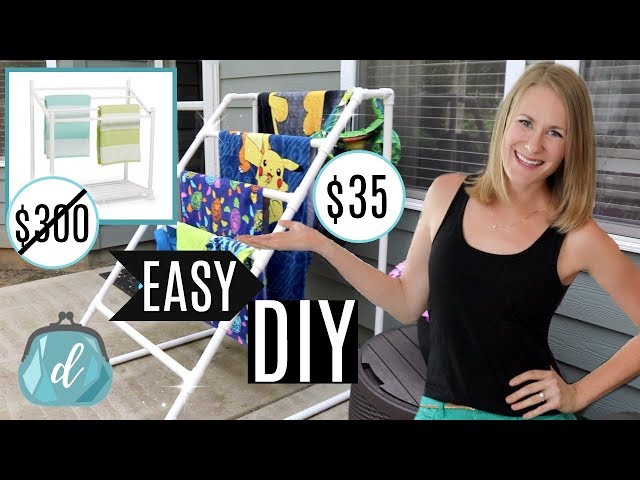 Happy summer! In this video, I'll show you how to make a DIY Pool or Hot Tub Drying Towel Rack