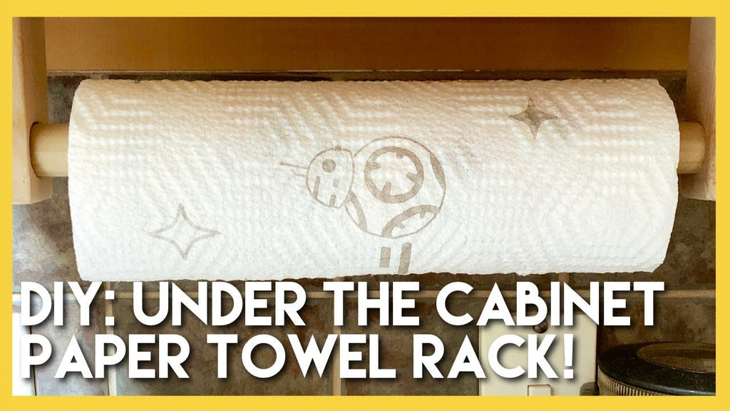 Today's blog is a shorty but a goody! Jared whipped up an under the cabinet paper towel holder for our kitchen, and we wanted to share how he did it! It's pretty ...