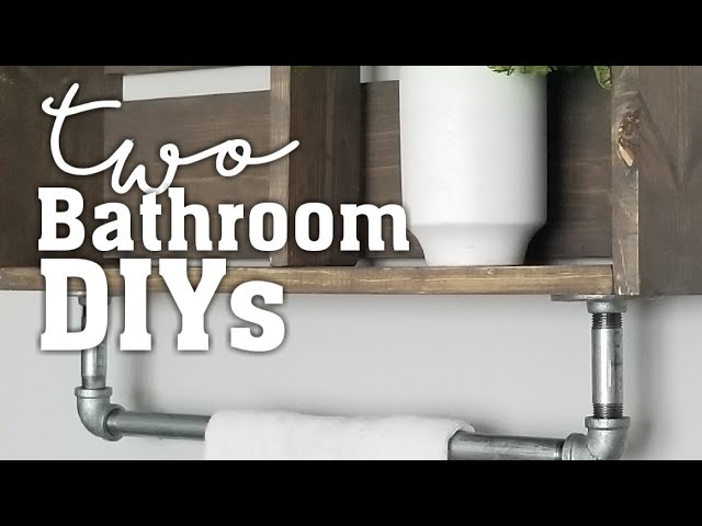 How to build bathroom towel holders by DIY Beauty on Purpose (2 years ago)