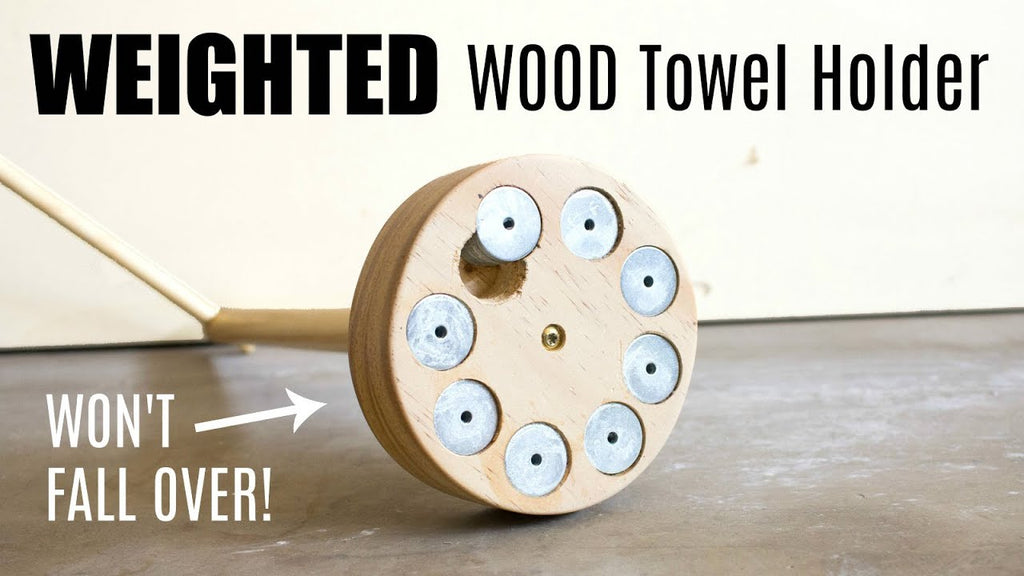 DIY Weighted Wood Towel Holder by Pneumatic Addict (2 years ago)