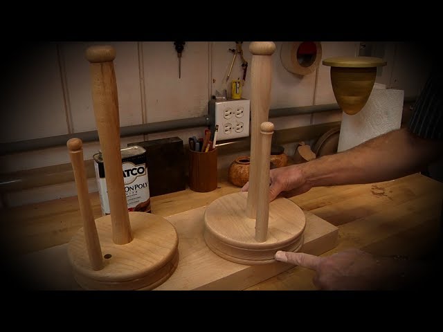 In this fun and useful project, Tim shows you how to make an adjustable, durable paper towel holder that will look great in any kitchen