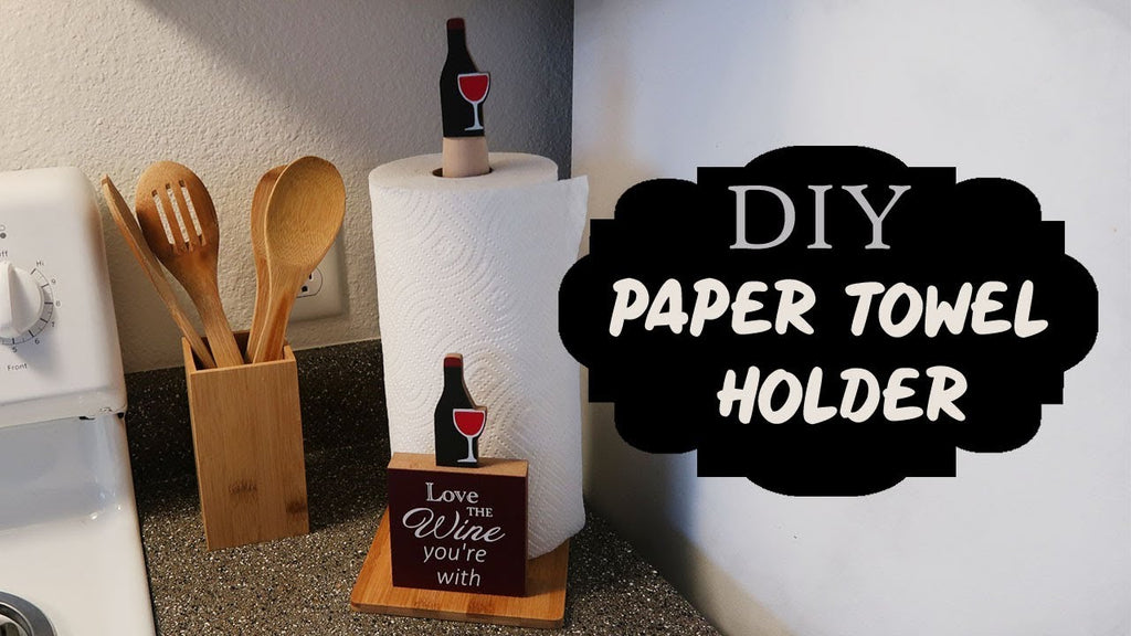 DOLLAR TREE | DIY KITCHEN PAPER TOWEL HOLDER Hi Everyone