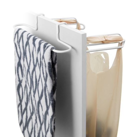 Duo Over the Cabinet Door Towel Bar & Trash Bag Holder only $9.99