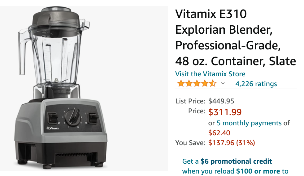 Amazon Canada Deals: Save 31% on Vitamix Blender + 50% on Spider-Man: Homecoming + 38% on DEWALT 4-Tool Combo Kit + More Offers