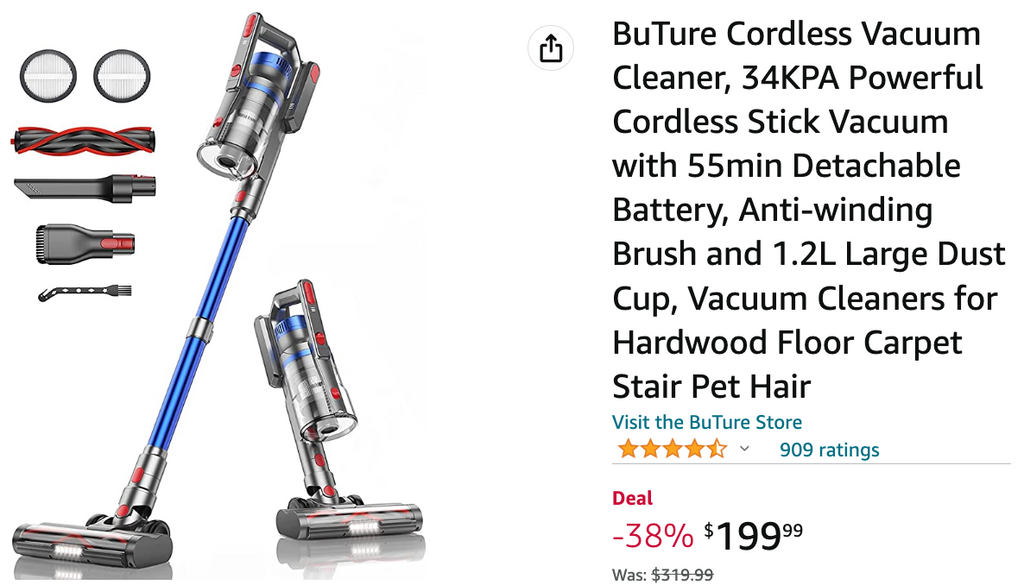 Amazon Canada Deals: Save 38% on Cordless Vacuum Cleaner + 37% on Paper Towel Holder Under Cabinet