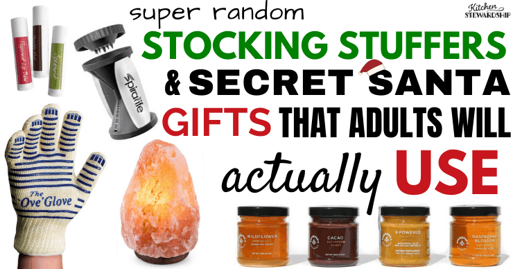 Super Random Stocking Stuffers & Secret Santa Gifts That Adults Will Actually USE