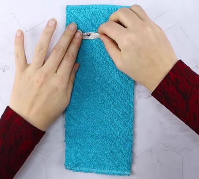 How To Sew A DIY Soap Pouch Using Old Wash Cloth