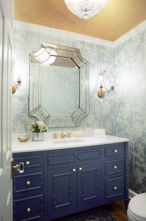 10 Small Powder Room Vanity Ideas You and Your Guests Will Both Love