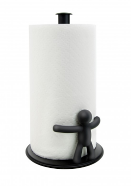 Buddy Paper Towel Holder Black by Umbra