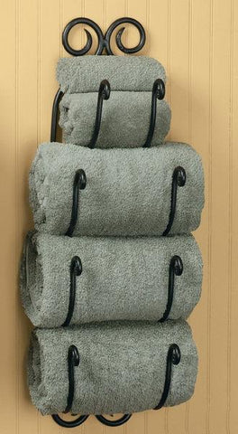 Scroll Bath Towel Holder