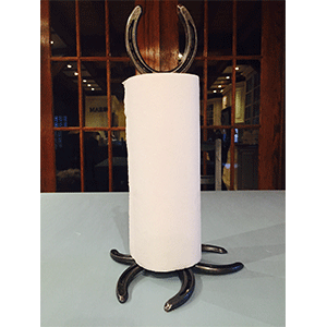 Horseshoe Paper Towel Holder