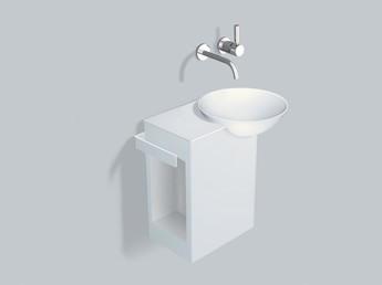 ALAPE WASHPLACE WP.Insert4 (shelf white)