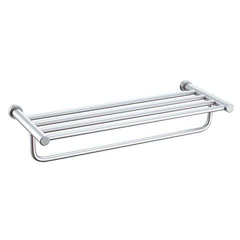 Ping Bu Qing Yun Towel Rack - Space Aluminum, Anti-Oxidation, Double Layer, No Rust, No Fading, Versatile Wall-Mounted Bathroom, Thickening, Towel Rack, Perforation, Suitable for Bathroom, Home-46/61