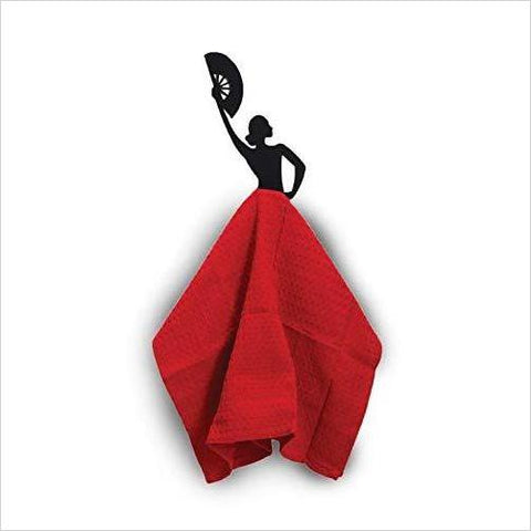 Flamenco Dancer - Metal Kitchen Towel Hanger