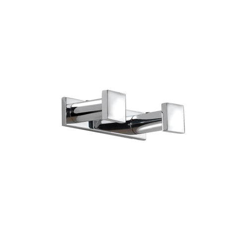Pomdor Metric Wall Towel Robe Double Hook Hanger for Bath Towel Holder Chrome