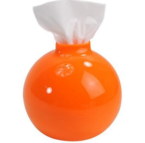 JKing Colors Colorful Novelty Bomb Shape Paper Pot Toilet Paper and Tissue Paper Holder (Orange)