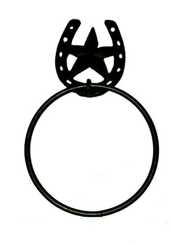 Horseshoe Star Towel Holder