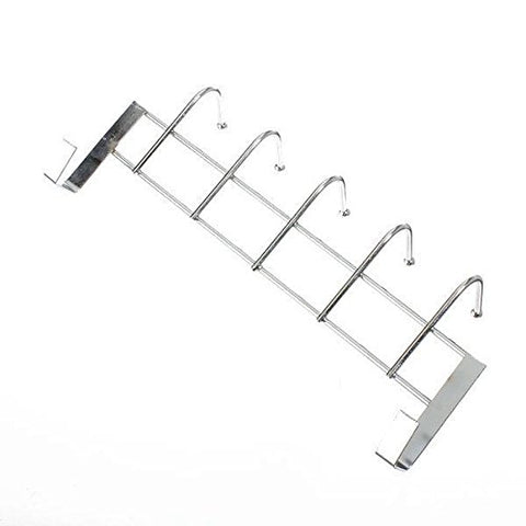 Agordo 5 Hooks Over Door Home Bathroom Kitchen Coat Towel Loop Hanger Rack Holder SheF6