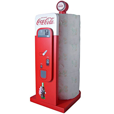 Sunbelt Gifts Coke Vending Machine Paper Towel Holder, Multi