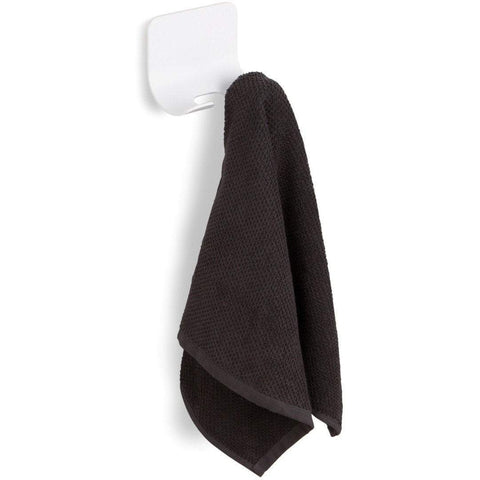 LB Curva White Double Towel Robe Hook Hanger for Bath / Kitchen Towel Holder