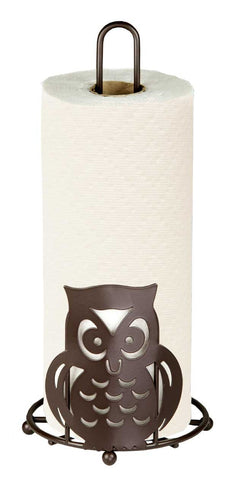 Home Basics Owl Paper Towel Holder (Bronze)