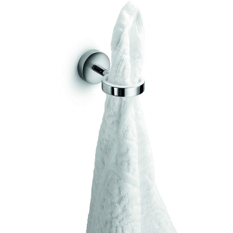 LB Baketo Towel Rail Ring Holder Bath Hand Towel Holder Towel Hanging Chrome