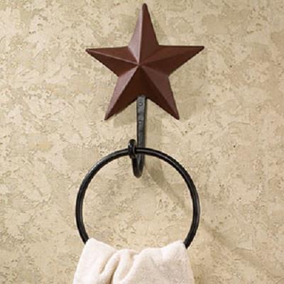 Red Star Towel Holder