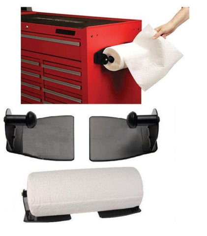 Magnetic Paper Towel Holder Heavy Duty Steel with Magnetic Backing That Sticks To Any Ferrous Surface Great For Kitchen.Work Benches,Storage Closets (Magnetic Paper Towel Holder)