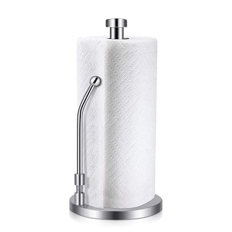 Awekris Paper Towel Holder Countertop Kitchen Towels Napkin Holder Stainless Steel