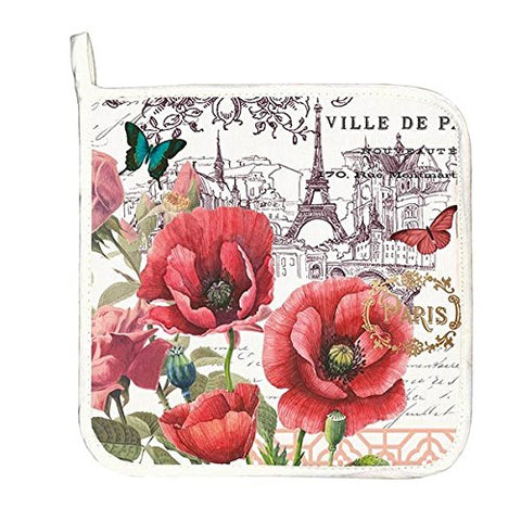 Michel Design Works Cotton Potholder, Toujours Paris