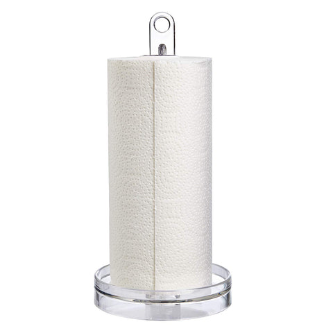 STORi Clear Plastic Portable Paper Towel Holder