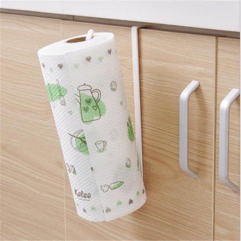 Under Cabinet Paper Towel Holder Roll Paper Towel Rack Stainless Metal Organizer